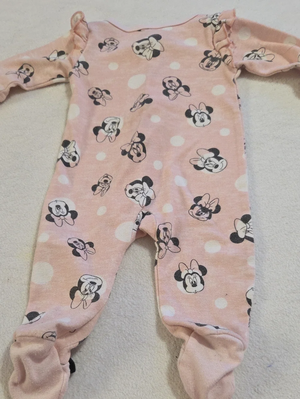 DISNEY BABY MINNIE MOUSE ONESIE